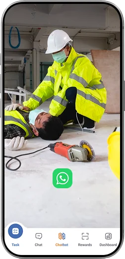 Navatech WhatsApp Instant Hazard Reporting Interface