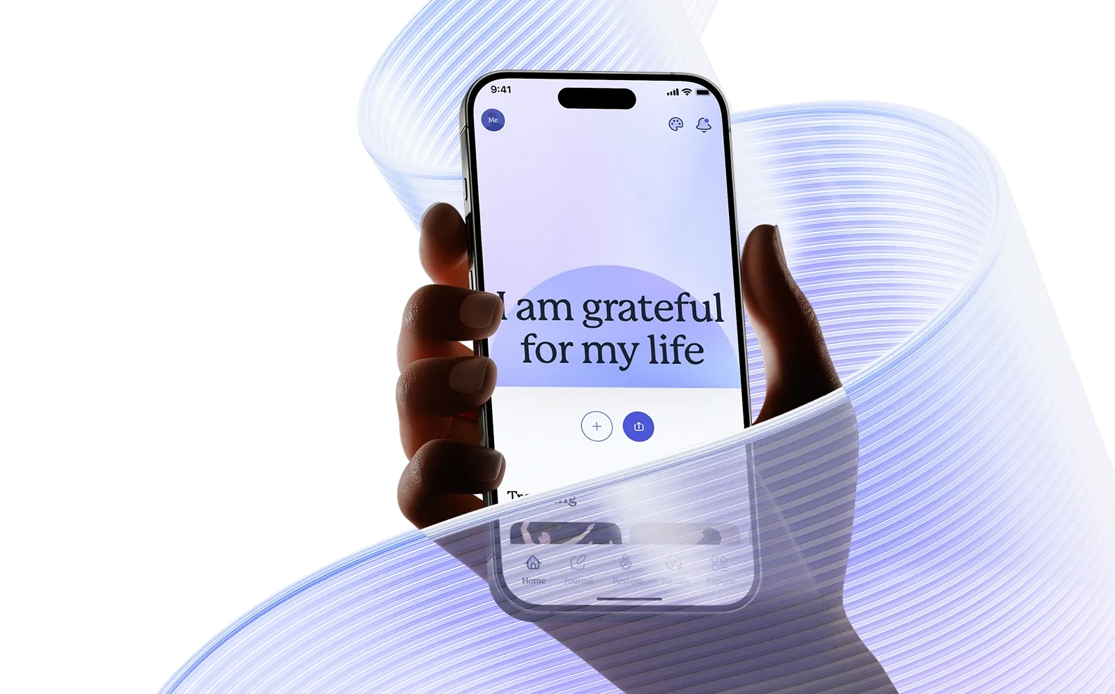 Shoorah AI-Powered Mental Wellness Mobile App Showcase Held in Hand